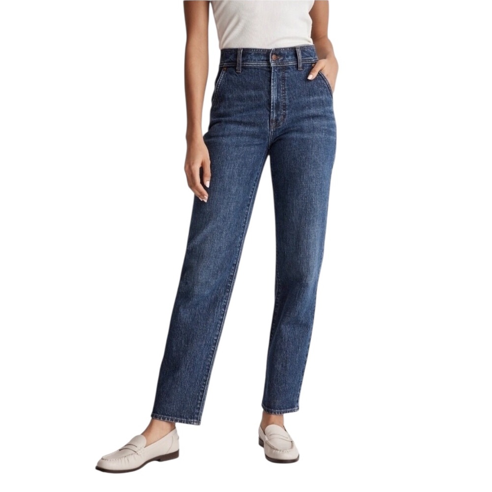MADEWELL The Perfect Vintage Straight Jean in Stanhill Wash Size 29T 29 Tall
